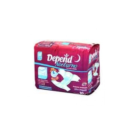 DEPEND PLENIT 10 MED NOCTURNO - Envío Gratuito