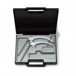 Hoja para laringoscopio de acero inoxidable FlexTip+F.O. en maletín Mac No. 3 y 4 - Envío Gratuito