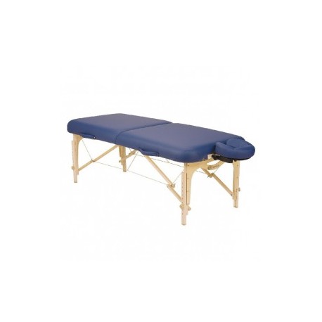 Mesa para masaje plegable SPIRIT II zafiro con soporte para cabeza y bolsa negra - Envío Gratuito