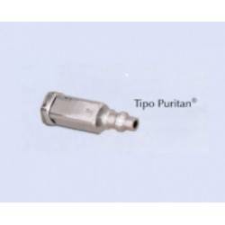 Conector enchufe tipo Puritan N2O para manguera 5/16" (8mm) - Envío Gratuito