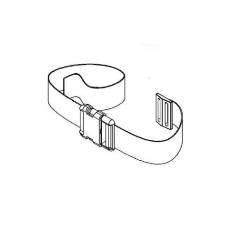 Cinturón sujetador para camilla con hebilla de plástico, juego de 2 piezas - Envío Gratuito