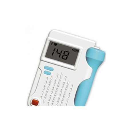 Doppler fetal portátil PLUS con pantalla LCD blanca. 2.5 Mhz. - Envío Gratuito