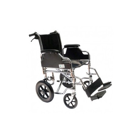 Silla de traslado de acero con asiento de 18" - Envío Gratuito