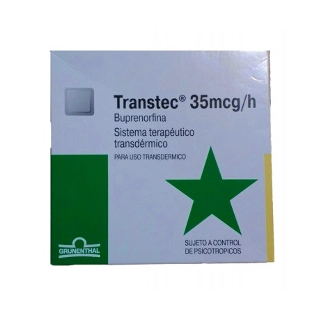 Transtec 2 Parches 20mg - Envío Gratuito