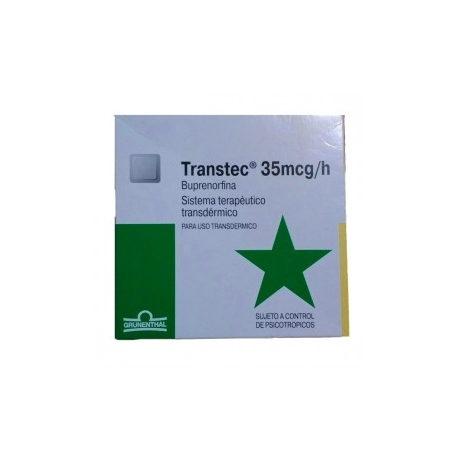 Transtec 2 Parches 20mg - Envío Gratuito