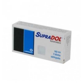 Supradol 4 Tabletas Sublingual 30mg - Envío Gratuito