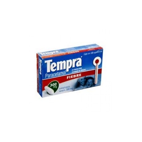 Tempra Infantil 10 Supositorios 300mg - Envío Gratuito