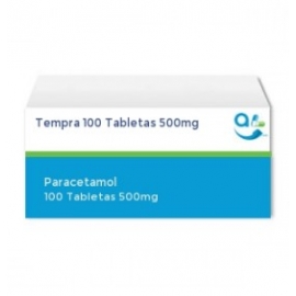 Tempra 100 Tabletas 500mg (Adulto) - Envío Gratuito