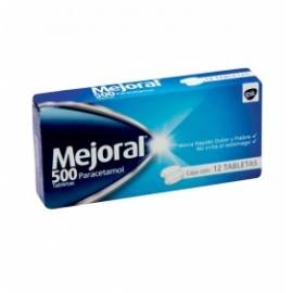 MEJORAL 500 T 12 PARACETAMOL - Envío Gratuito