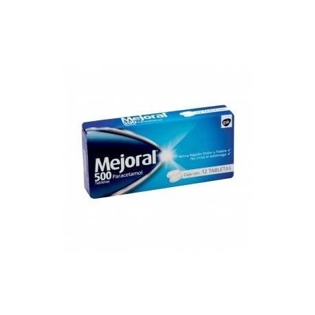 MEJORAL 500 T 12 PARACETAMOL - Envío Gratuito