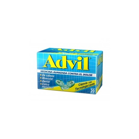 ADVIL FASTGEL C 20 200MG - Envío Gratuito