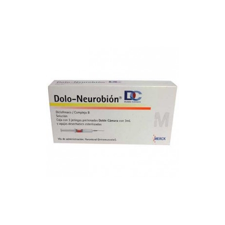 Dolo Neurobion Dc 3 Jeringa Prell 3ml - Envío Gratuito