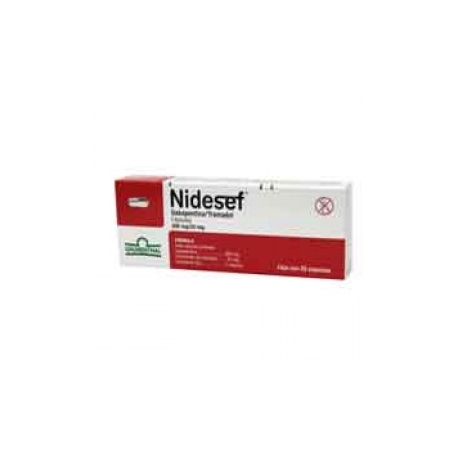 Nidesef 20 Cápsulas 300mg (25mg) - Envío Gratuito