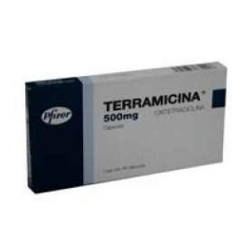 Terramicina 16 Cápsulas 500mg - Envío Gratuito