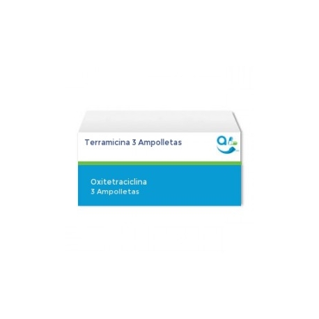 Terramicina 3 Ampolletas 100mg - Envío Gratuito