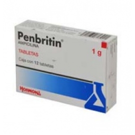 Penbritin 12 Tabletas 1g - Envío Gratuito