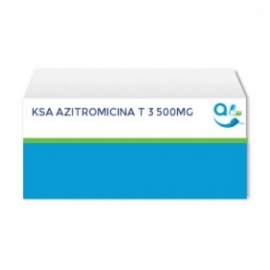 KSA AZITROMICINA T 3 500MG ANT - Envío Gratuito