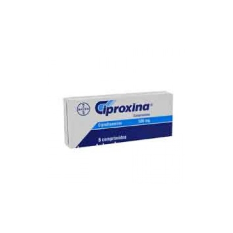 Ciproxina 8 Tabletas 500mg - Envío Gratuito