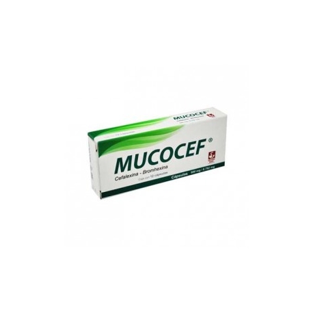 Mucocef 12 Cápsula 500mg (8.782mg) - Envío Gratuito