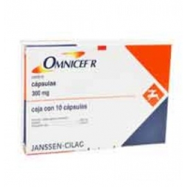 Omnicef R 10 Cápsulas 300mg - Envío Gratuito