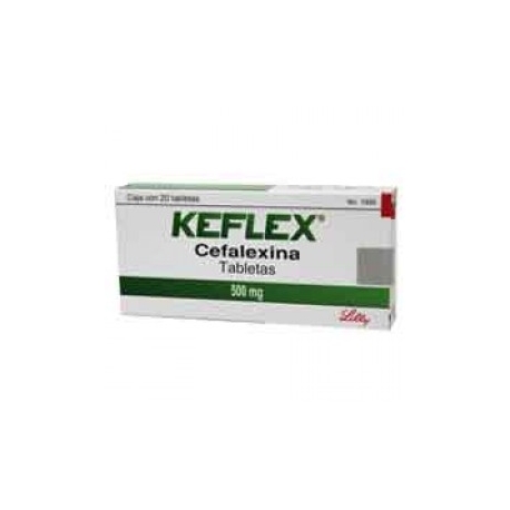 Keflex 20 Tabletas 500mg - Envío Gratuito