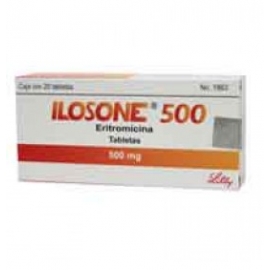 Ilosone 20 Tabletas 500mg - Envío Gratuito