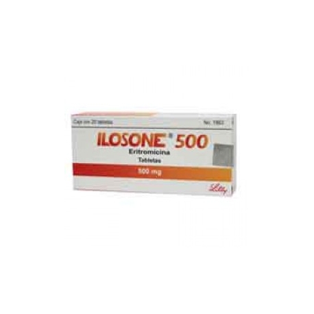 Ilosone 20 Tabletas 500mg - Envío Gratuito