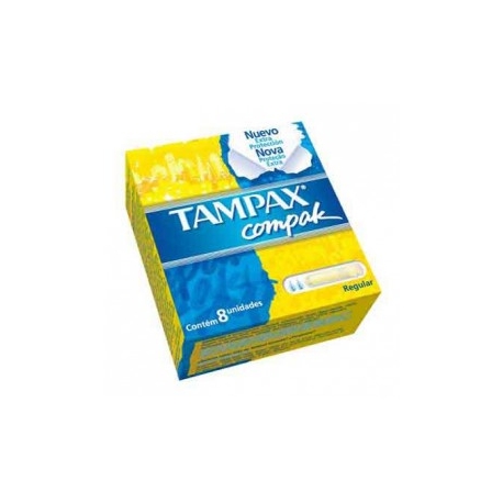 TAMPAX COMPAK 8 REG - Envío Gratuito