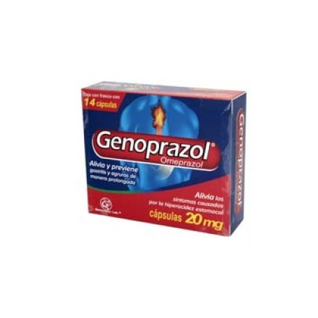 GENOPRAZOL C 14 20MG - Envío Gratuito