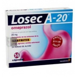 LOSEC A-20 C 14 20MG - Envío Gratuito