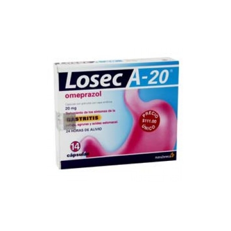 LOSEC A-20 C 14 20MG - Envío Gratuito