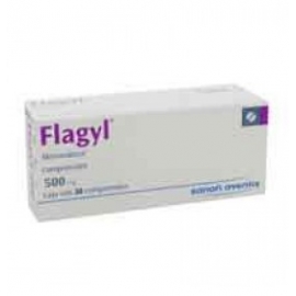 Flagyl 30 Comprimidos(Metronidazol) 500mg - Envío Gratuito