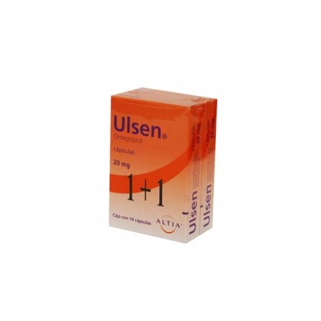 Ulsen 14 Cápsulas 20mg - Envío Gratuito