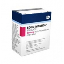 Solu Medrol Solución Inyectable 500mg - Envío Gratuito