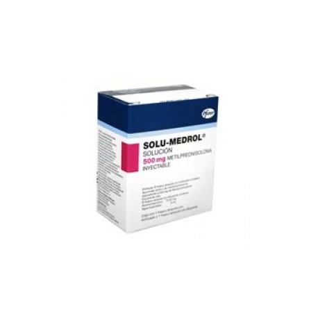 Solu Medrol Solución Inyectable 500mg - Envío Gratuito