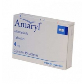 Amaryl 15 Tabletas 4mg - Envío Gratuito