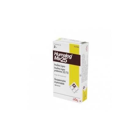 HumalogMix 25 2 Suspensión Inyectable 3ml (100ui Cartucho) - Envío Gratuito