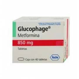 Glucophage 40 Tabletas 850mg - Envío Gratuito