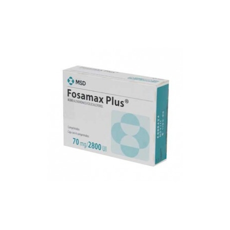 Fosamax Plus 4 Comprimidos 70mg (2800ui) - Envío Gratuito