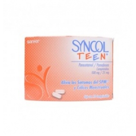 SYNCOL TEEN T 12 500MG/25MG - Envío Gratuito