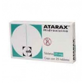 Atarax 25 Grageas 25mg - Envío Gratuito