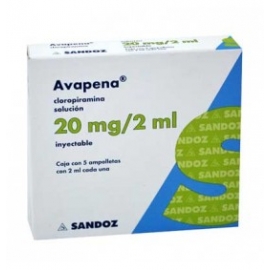 AVAPENA A 5 2ML 20MG - Envío Gratuito