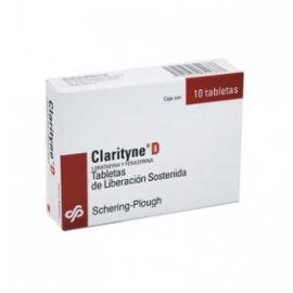 Clarityne D 10 Tabletas de Liberación Sostenida 5mg (30mg) - Envío Gratuito