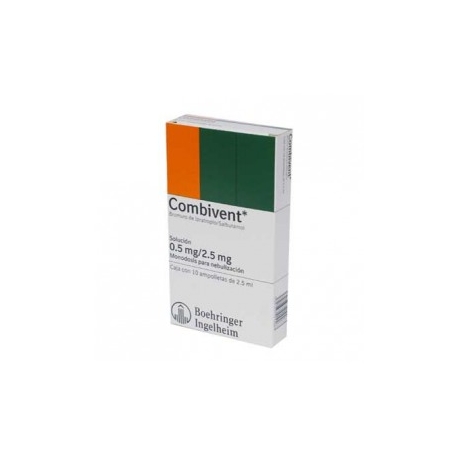 Combivent 10 Ampolletas 2.5ml - Envío Gratuito