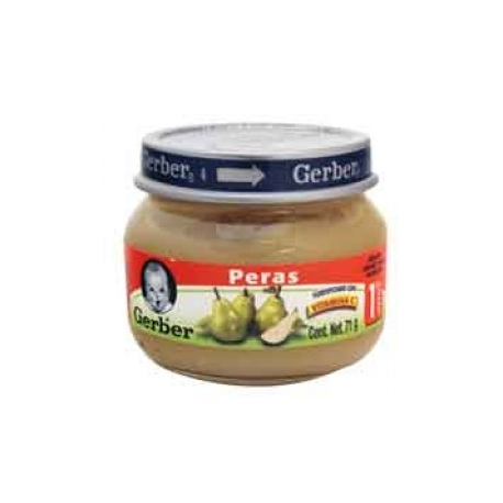 GERBER FRUT PERA 1A 71G - Envío Gratuito